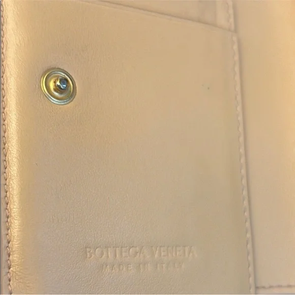Bottega Veneta Tan Leather Wallet
